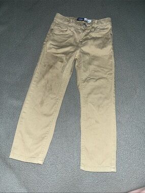 Old Navy Boys' Straight Chino Pants in Khaki